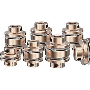 LE1-B-D34L33 LE2-B-D34L45 Flange Coupling LE D34L33/45 Flexible Motor Shaft Coupler Aluminium Diaphragms Universal Joint for 3D Printer CNC 1Pcs(LE1-B-D34L33-9X9) in Saudi Arabia