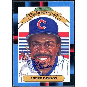 بطاقة Andre Dawson DK 1988 Donruss #9 توقيع COA JSA - بطاقات موقعة للبيسبول in Kuwait