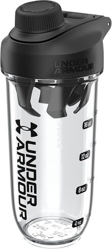Under Armor UA 24oz Clarity Shaker Bottle Clear/Black Osfa in Saudi Arabia