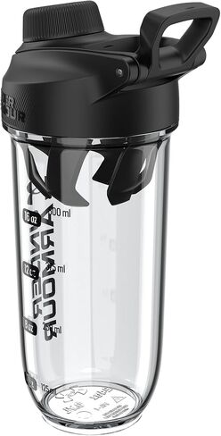 Under Armor UA 24oz Clarity Shaker Bottle Clear/Black Osfa in Saudi Arabia