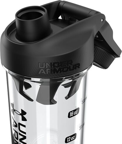 Under Armor UA 24oz Clarity Shaker Bottle Clear/Black Osfa in Saudi Arabia