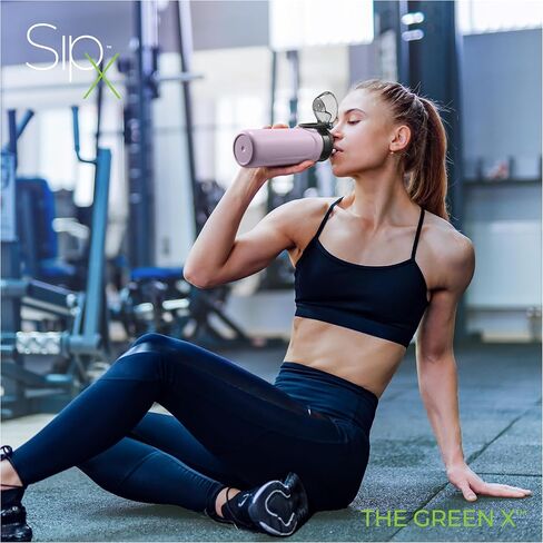 SipX™ Triple-Insulated Stainless Steel Water Bottle - 18oz. With Straw Lid, BPA-Free Reusable Insulated Water Bottle Keeps Cold For 12 Hours, Metal Water Bottle Made Of Sustainable Material For Hiking in Saudi Arabia