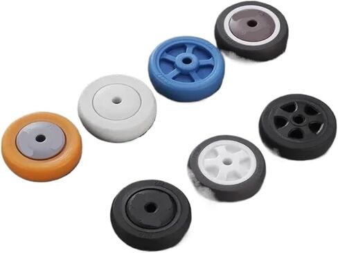 4pcs عجلات 1 بوصة tpe العجلات/عجلات المطاطية عجلات عالمية مقاومة للارتداء والملحقات المكسرات (د) in Saudi Arabia
