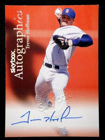 Trevor Hoffman 2000 Skybox Autographics Hof Signed Autographed Card Sp Padres - Baseball Slabbed Autographed Cards in Saudi Arabia