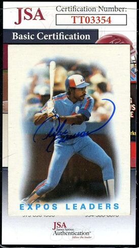 Andre Dawson JSA Coa Autograph 1986 توقيع Topps - بطاقات موقعة للبيسبول in Saudi Arabia