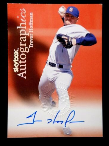 Trevor Hoffman 2000 Skybox Autographics Hof Signed Autographed Card Sp Padres. - Baseball Slabbed Autographed Cards in Saudi Arabia
