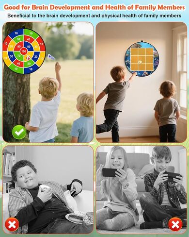2 في 1 في 1 في الهواء الطلق عملاق Tic Tac Tac Bean Bag Game مع لوحة Dart ، لوحة DART 26 "مع كرات لزجة TIC TIC TAC TOE للأطفال البالغين الكبار كبير كرنفال كرنفال عيد ميلاد العائلة in Saudi Arabia