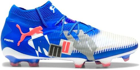 PUMA MENS FUTUST 8 Ultimate Forever Ground Soccer Cokes - Blue ، White in Saudi Arabia