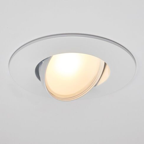 Maxxima 5 "و 6" LED قابلة للتدوير Retrofit Gimbal - 1200 لومن ، 11 واط ، قابلة للذات ، 5 CCT 2700K/3000K/3500K/4000K/5000K ، مصباح السقف المريح ، مثالي للمطابخ وغرف الطعام in Kuwait