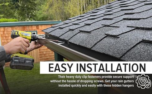 شماعات الحضيض المخفية - أقواس مزراب شاقة 6 بوصات - 25 حزمة in Kuwait