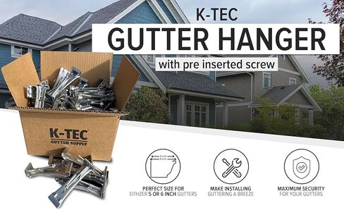 شماعات الحضيض المخفية - أقواس مزراب شاقة 6 بوصات - 25 حزمة in Kuwait