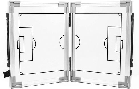 Soccer Innovations Hinged Magnetic Tactic Coaching Board, Extremely Portable Dry Erase White Board for Soccer Coaches of All Levels to Perform Tactical Analysis. in Saudi Arabia