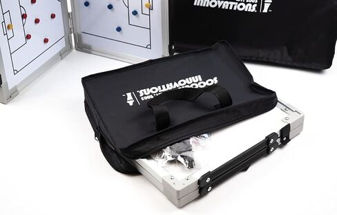 Soccer Innovations Hinged Magnetic Tactic Coaching Board, Extremely Portable Dry Erase White Board for Soccer Coaches of All Levels to Perform Tactical Analysis. in Saudi Arabia