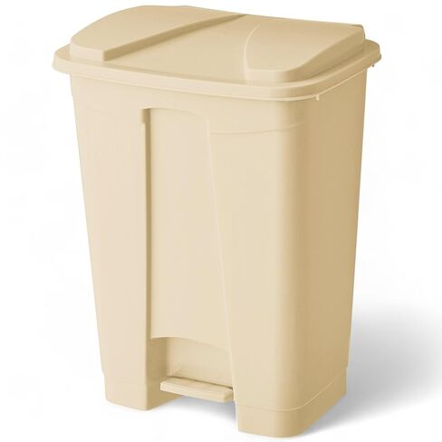 4 جالون خطوة حمراء على سلة المهملات - صندوق نفايات خالية من اليدين مع غطاء التحكم في الرائحة - مثالي للمطبخ ، الحمام ، المكتب in Kuwait