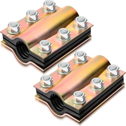 2 PCS مشبك إصلاح أنابيب الماء لمدة 1/2 '' الأنابيب (0.84 '' القطر الخارجي) من pe pvc طول الحديد الصلب 4 بوصة تسرب الصلب in Saudi Arabia