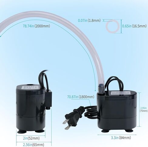 مضخة غاطسة مصغرة ميني مع مستشعر مستوى الماء ، 18 واط صغير مكثف متعدد الوظائف مضخة ملائمة لمكيف الهواء المحمول AC Dehumidifier صانع الجليد التجاري in Kuwait