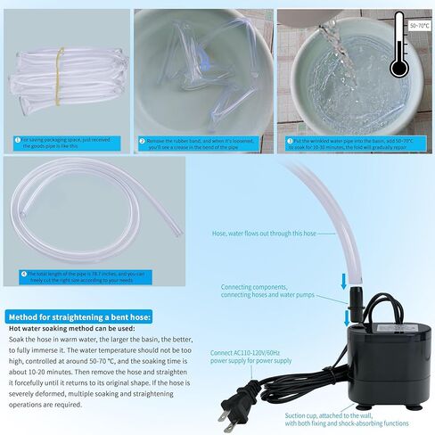 مضخة غاطسة مصغرة ميني مع مستشعر مستوى الماء ، 18 واط صغير مكثف متعدد الوظائف مضخة ملائمة لمكيف الهواء المحمول AC Dehumidifier صانع الجليد التجاري in Kuwait