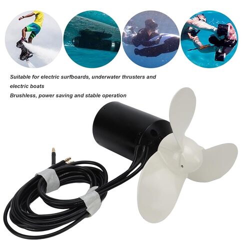 Flipsky 65111 160KV DC Motor 3000W IP68 محرك محرك كهربائي بدون فرش لركوب الأمواج القارب الكهربائي المتقلق والتطبيقات البحرية المتوافقة مع مختلف المركبة المائية in Saudi Arabia