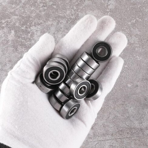 100 Pack 608 2RS Bearings, 8x22x7mm Skateboard Bearings Ball Bearing for Electric Motor Skateboards Scooters Longboard Wheel Hub in Saudi Arabia