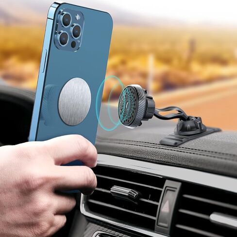 eSamcore Replacement 3.M. VHB Adhesive Pad Double 360° Rotating Dashboard Car Mount Base [Size: 1.5" X 2.6"] [3-Pack] in Kuwait