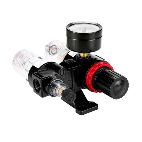 AFC2000 Filter for Compressor Oil Water Separator Regulator Trap Filter Airbrush Air Pressure Reducing Valve(AFC2000 10mm Fitting) in Kuwait