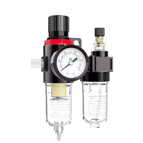 AFC2000 Filter for Compressor Oil Water Separator Regulator Trap Filter Airbrush Air Pressure Reducing Valve(AFC2000 10mm Fitting) in Kuwait