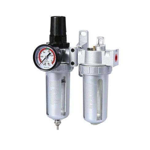 AFC2000 Filter for Compressor Oil Water Separator Regulator Trap Filter Airbrush Air Pressure Reducing Valve(AFC2000 10mm Fitting) in Kuwait