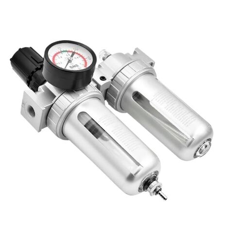 AFC2000 Filter for Compressor Oil Water Separator Regulator Trap Filter Airbrush Air Pressure Reducing Valve(AFC2000 10mm Fitting) in Kuwait