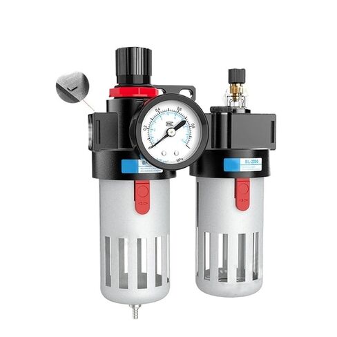 BFC2000 BFC3000 BFC4000 1/4 3/8 1/2 Air Compressor Oil Water Separator Filter Regulator Preparation Unit FRL Combination(Brown,3000) in Saudi Arabia