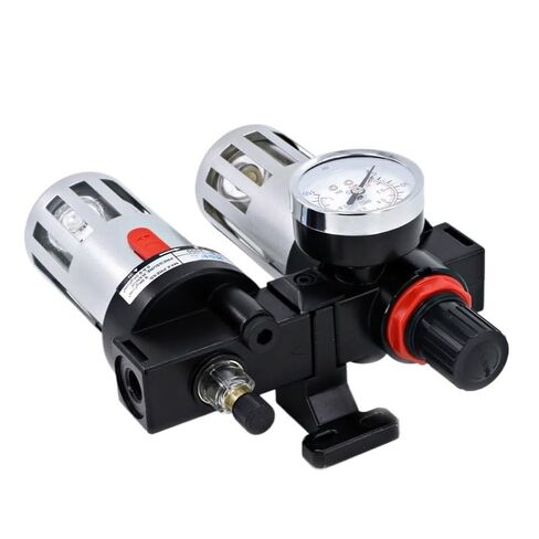 BFC2000 BFC3000 BFC4000 1/4 3/8 1/2 Air Compressor Oil Water Separator Filter Regulator Preparation Unit FRL Combination(Brown,3000) in Saudi Arabia