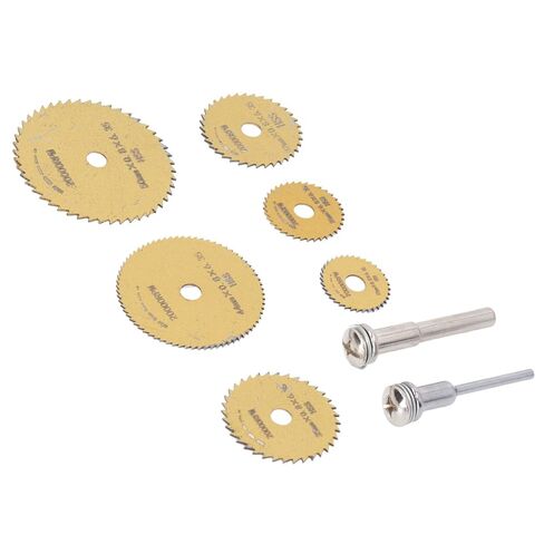 مجموعة من 7 قطع HSS رأى فائقة القطع الرفيعة المقطوعة المنشار الدائري للنجارة مع قضيب لخشب PVC HSS المنشار المنشار في ظل المنشار in Saudi Arabia