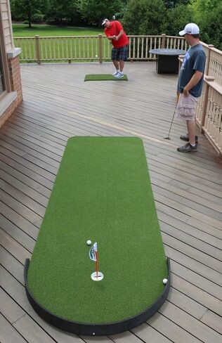 Big Moss Golf Commander V2 3'x15 'الممارسة الداخلية/الخارجية وضع التقطيع الأخضر مع 1 كوب in Saudi Arabia