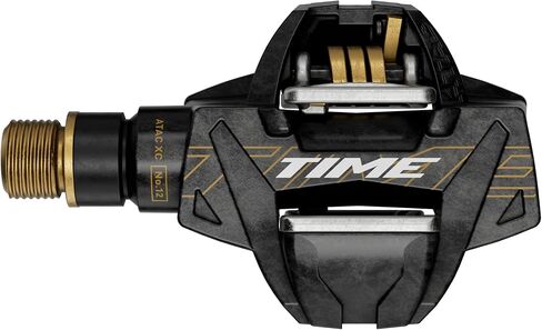 Time ATAC XC 12 Pedals Dual Sided Clipless Carbon 9/16 Carbon/Gold in Saudi Arabia