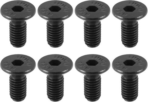 8 Pcs Black Bike Shoe Cleat Mounting Screw for SPD - Pedal Steel in Saudi Arabia