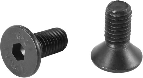 8 Pcs Black Bike Shoe Cleat Mounting Screw for SPD - Pedal Steel in Saudi Arabia