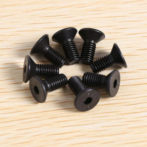 8 Pcs Black Bike Shoe Cleat Mounting Screw for SPD - Pedal Steel in Saudi Arabia