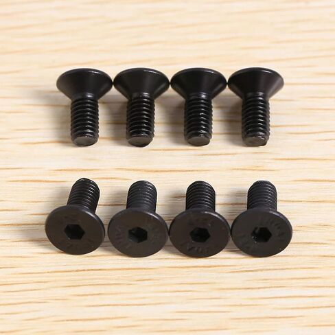 8 Pcs Black Bike Shoe Cleat Mounting Screw for SPD - Pedal Steel in Saudi Arabia