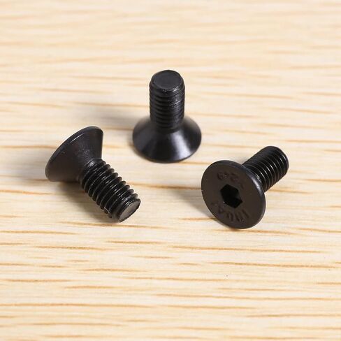8 Pcs Black Bike Shoe Cleat Mounting Screw for SPD - Pedal Steel in Saudi Arabia