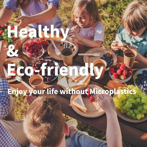 Compostable Wooden Utensils Set - 500 Pieces Disposable Wood Cutlery (200 Spoons, 200 Forks,100 Knives)-Bamboo Utensils And Plastic Silverware Alternative, Heavy Duty Utensils For Party in Saudi Arabia