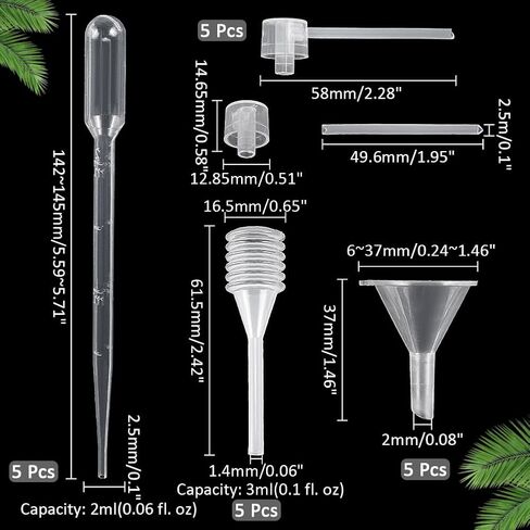 PH Pandahall 5 مجموعات أدوات تعبئة العطور أدوات نقل العطور ، زجاجة رذاذ عطر مستحضرات مستحضرات مستحضرات مستحضرات قابلة لإعادة تعبئة سائل سائل. in Saudi Arabia