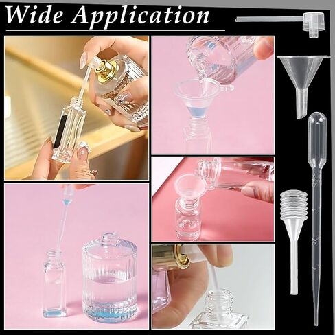 PH Pandahall 5 مجموعات أدوات تعبئة العطور أدوات نقل العطور ، زجاجة رذاذ عطر مستحضرات مستحضرات مستحضرات مستحضرات قابلة لإعادة تعبئة سائل سائل. in Saudi Arabia