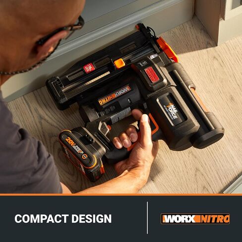 Worx WX840L.9 20V Power Share Cordless 18 Gauge Nail & Staple Gun (Tool Only) in Saudi Arabia