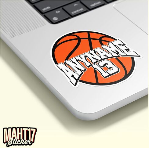 Personalized Football Sticker Custom Name Number Football Player Stickers Football Lovers Waterproof Die-Cut Vinyl Sticker Decal for Kindle Laptop Water Bottles Phone Decal Gifts in Saudi Arabia