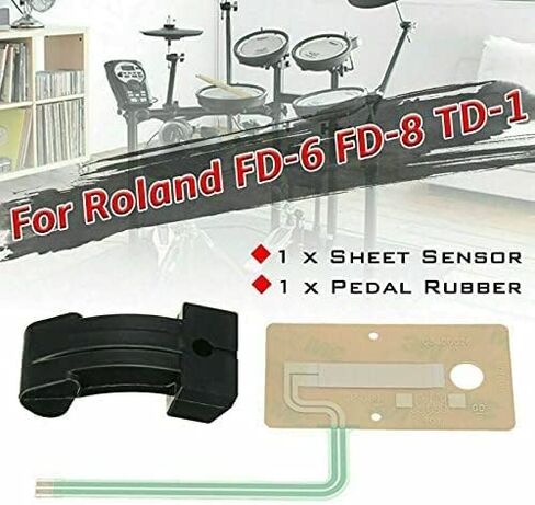 مشغل مطاطية مستشعر لوحات الورقة لـ Roland FD-8 DRUM HI HAT Podal Part Part Part Circuit TD4 9 11 15 17 in Saudi Arabia