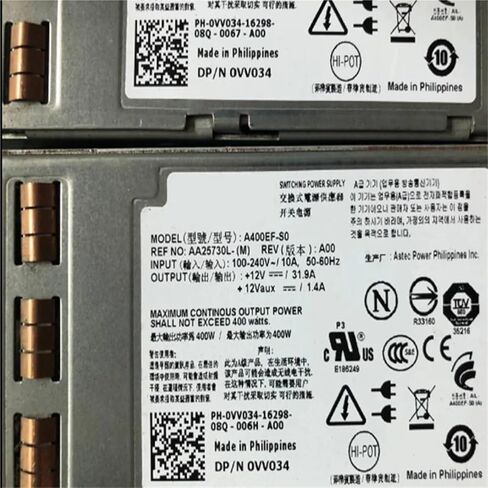 1pc PSU لـ T310 400W Supply D400EF-S0 A400EF-S0 DPS-400AB-6 A N884K 0N884K R101K VV034 0VV034 in Saudi Arabia
