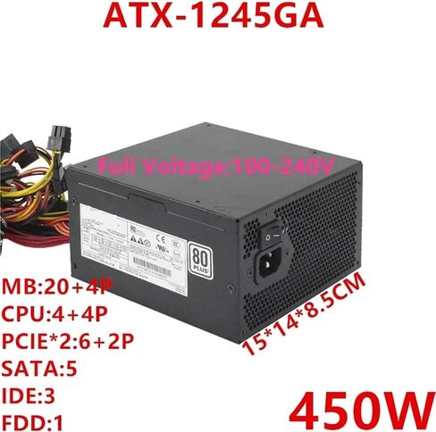 1PC PSU لـ 450W 500W إمدادات الطاقة ATX-1250GA1 ATX-1245GA1 (500W) in Saudi Arabia