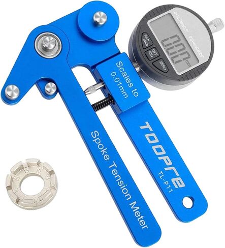 Bikes Tension Meter Spokes Calibration Tool Durable Road Bike Indicator Meter Mountain Bike Rim Adjustment Tensiometer Bike Aluminum Alloy in Saudi Arabia