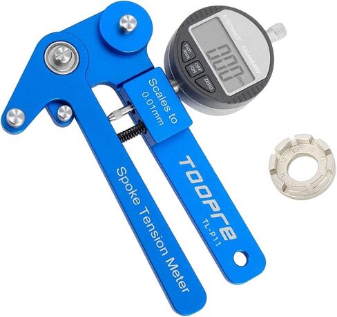 Bikes Tension Meter Spokes Calibration Tool Durable Road Bike Indicator Meter Mountain Bike Rim Adjustment Tensiometer Bike Aluminum Alloy in Saudi Arabia