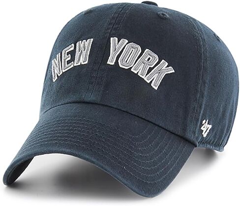 47 Brand MLB Unisex Team Color Home Wordmark Script Logo Clean Up Adjustable Baseball Cap Dad Hat Adult One Size Fits All in Kuwait