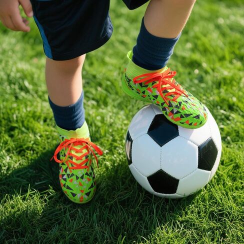 DREAM PAIRS Boys Girls Indoor Soccer Shoes High Top Football Turf Futsal Shoes for Little/Big Kid in Saudi Arabia